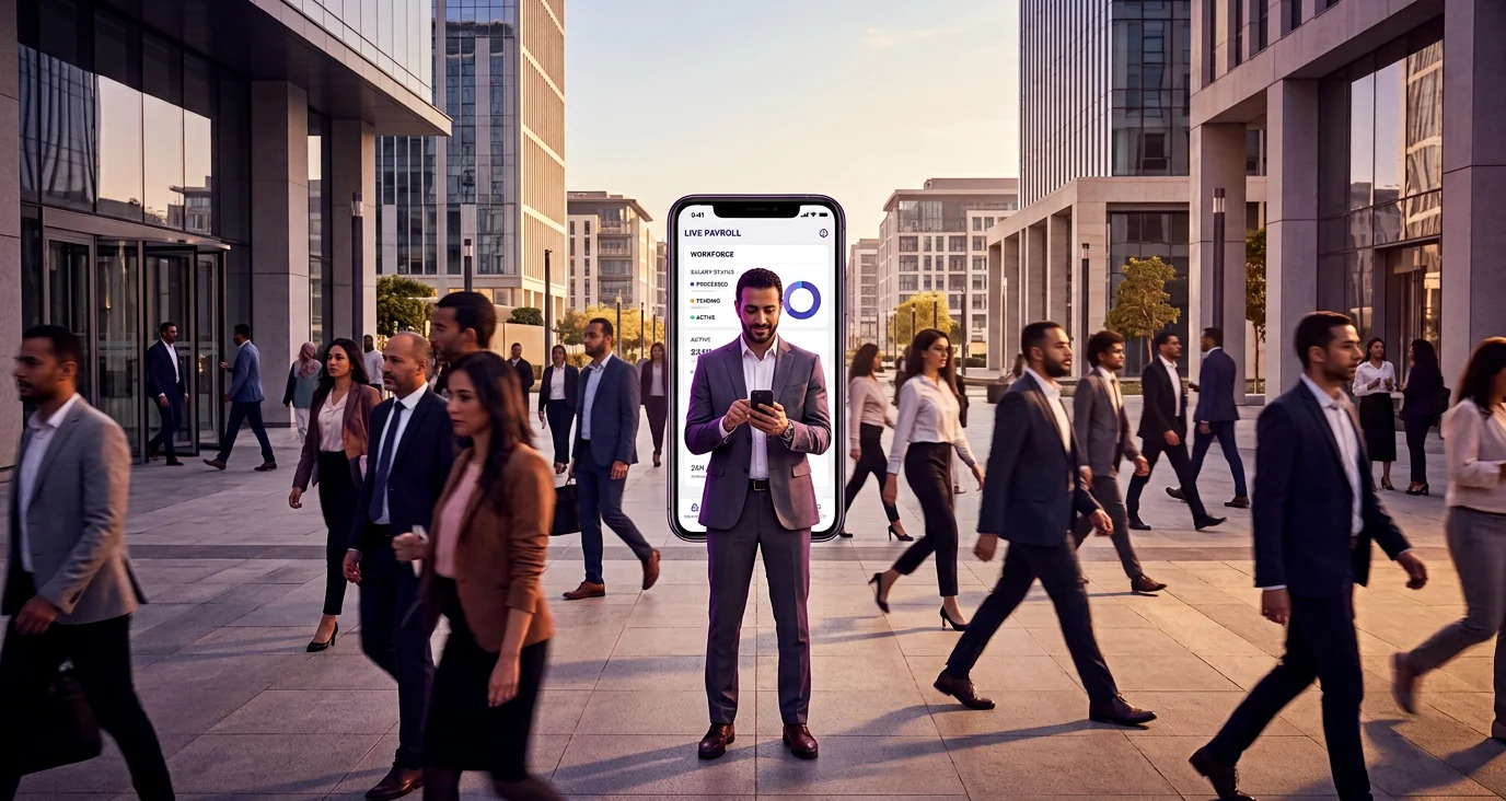 داشبورد المرتبات بيعرض المستحق الحالي والإجمالي المتوقع لآخر الشهر